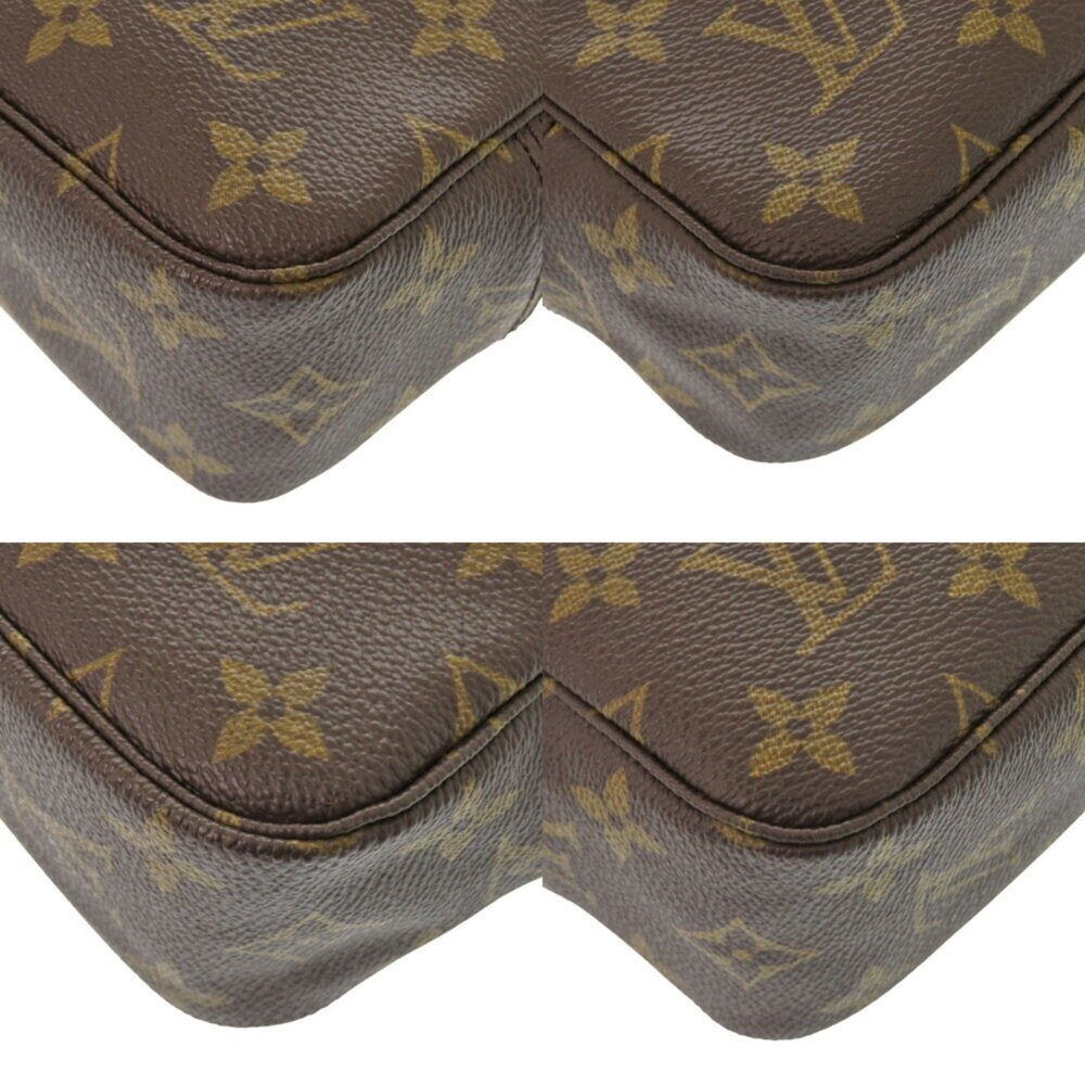 LOUIS VUITTON Authentic Brown Monogram Pouch - Picture 4 of 9
